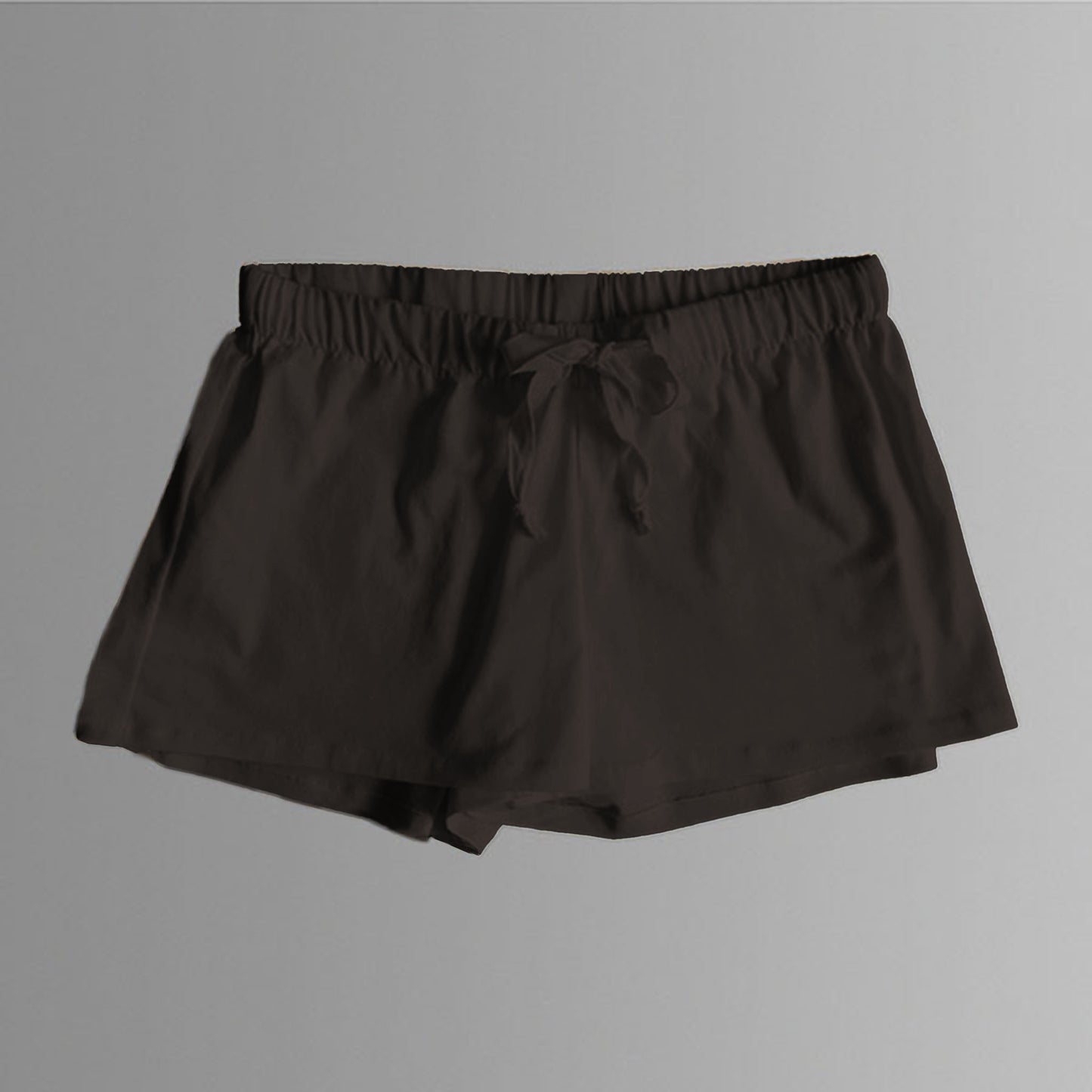 Charcoal grey organic cotton shorts. Women's organic sleepwear. Sleepwear shorts. Australian sleepwear brands. Online sleepwear Australia.
