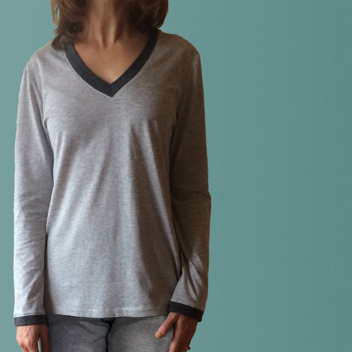 Organic cotton pyjamas Australia. These womens pyjamas are made from certified organic cotton jersey.