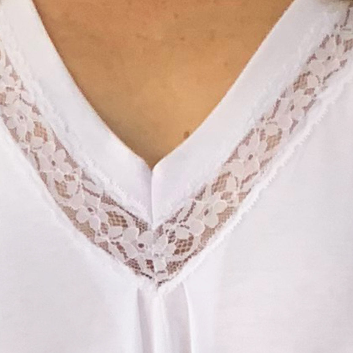 Online sleepwear Australia. Sleeveless nighties Australia. Organic cotton sleepwear Australia. White nighties.