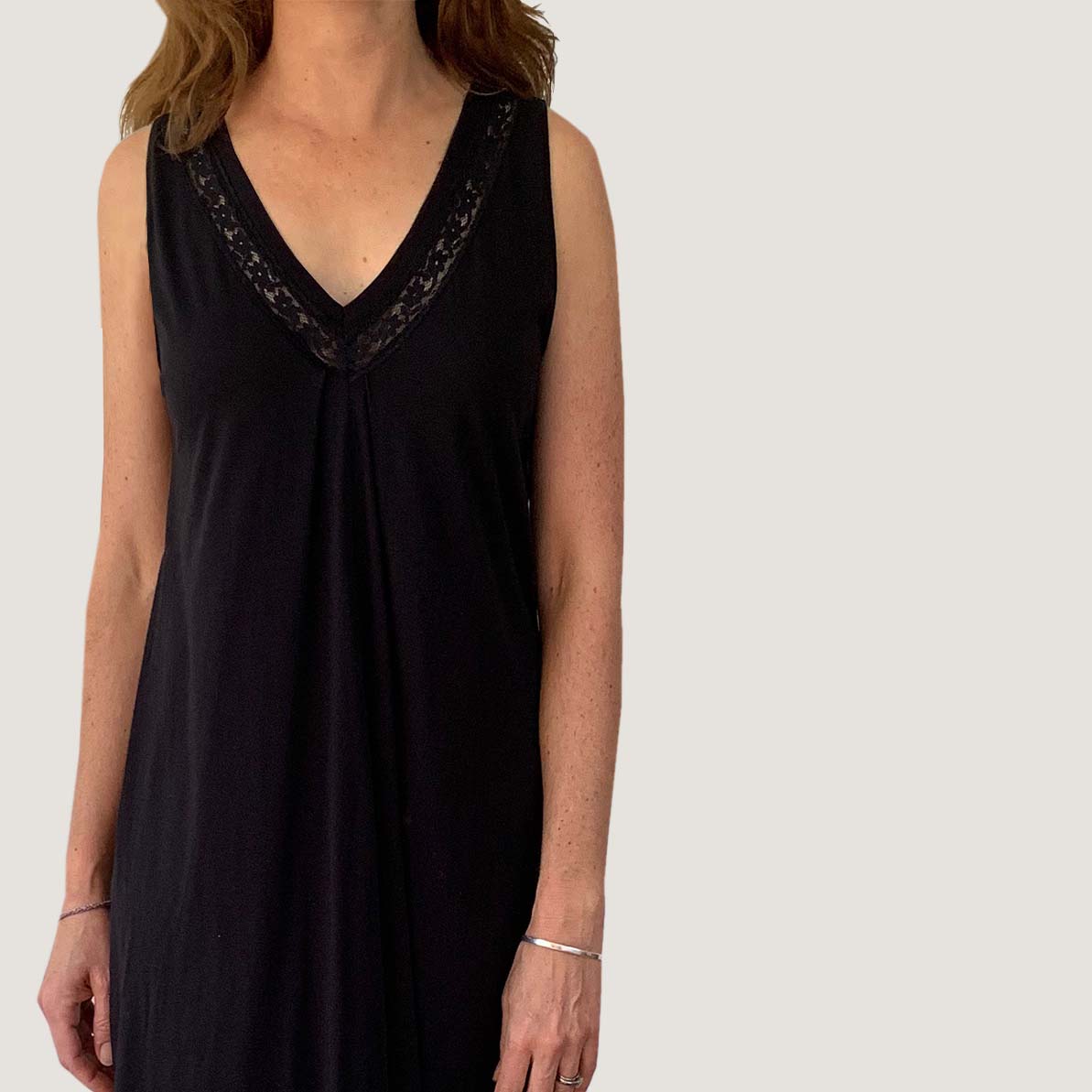 Miami Summer Nightgown in Black or White
