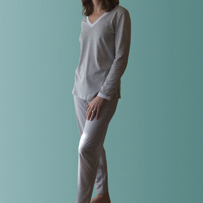 Organic cotton pyjamas Australia. These womens pyjamas are made from certified organic cotton jersey.